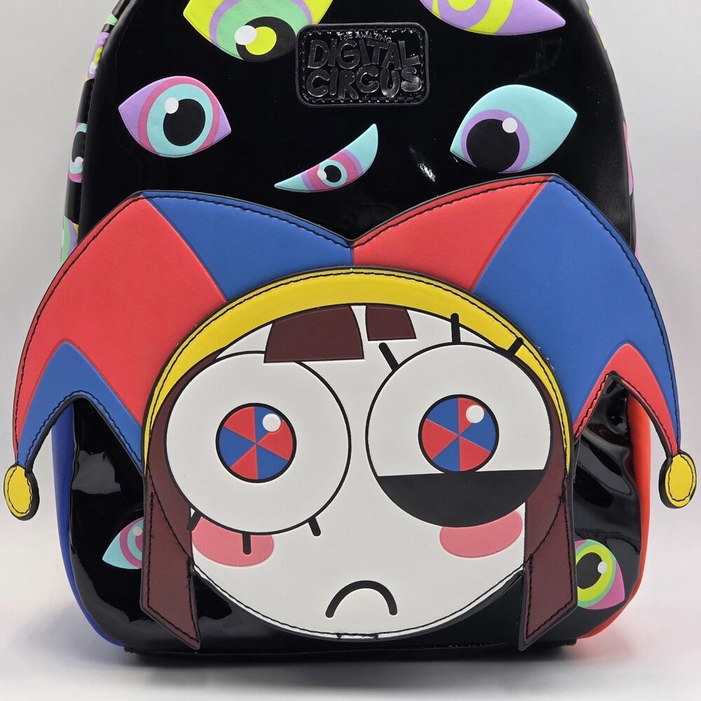 The Amazing Digital Circus Pomni Eyes Mini Backpack New - Picture 6 of 7